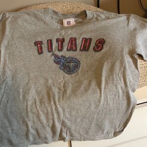 NFL Gray Titans Kids Short Sleeve Tee